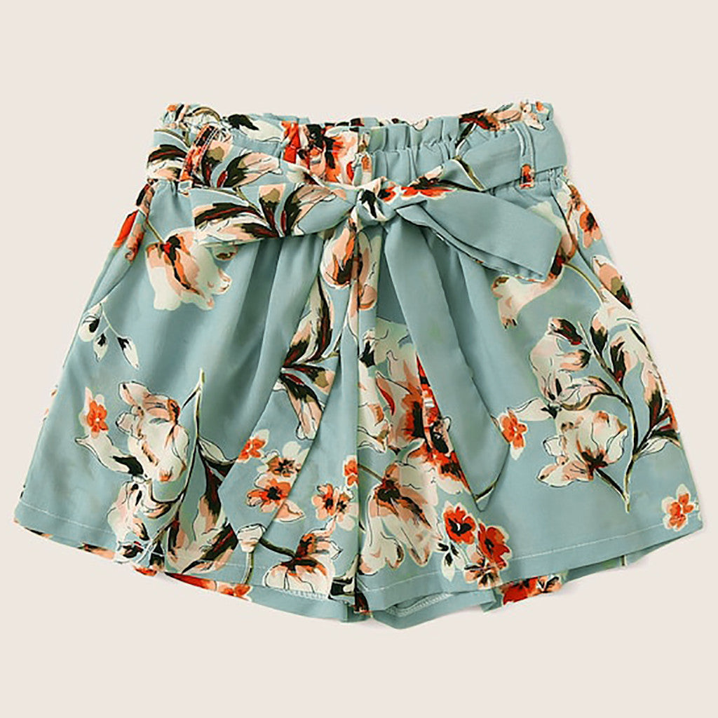 Printed ladies quick-drying beach shorts