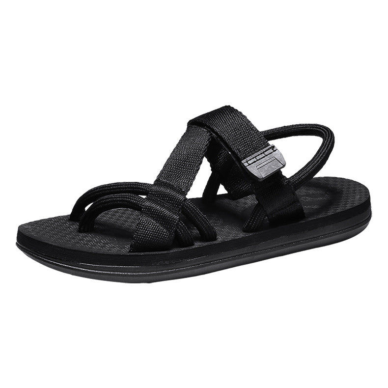 Men's beach shoes woven sandals