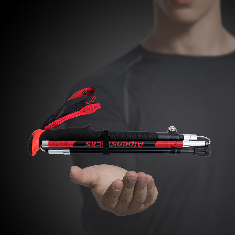 Ultralight and foldable Carbon Trekking Poles