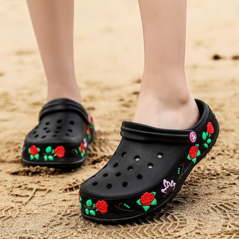 Schoolgirl sandals beach slippers