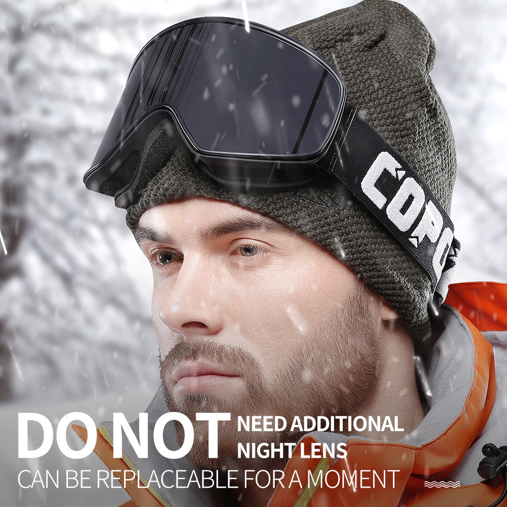 Magnet Myopia Night Vision Glasses for Skiing