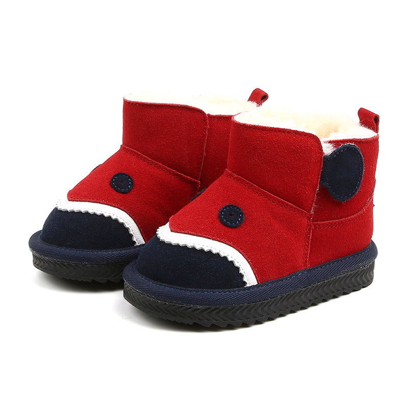 Winter children's snow boots