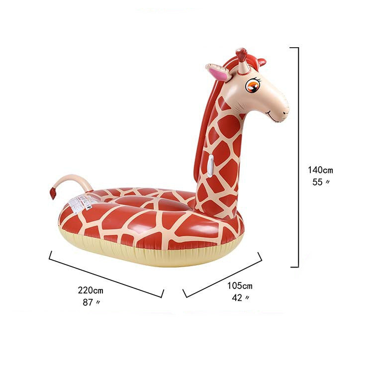 Portbale Giraffe shaped Floating Bed