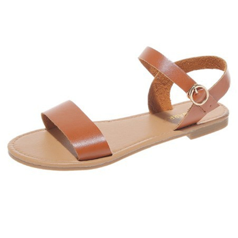 Women's beach open-toe flat sandals