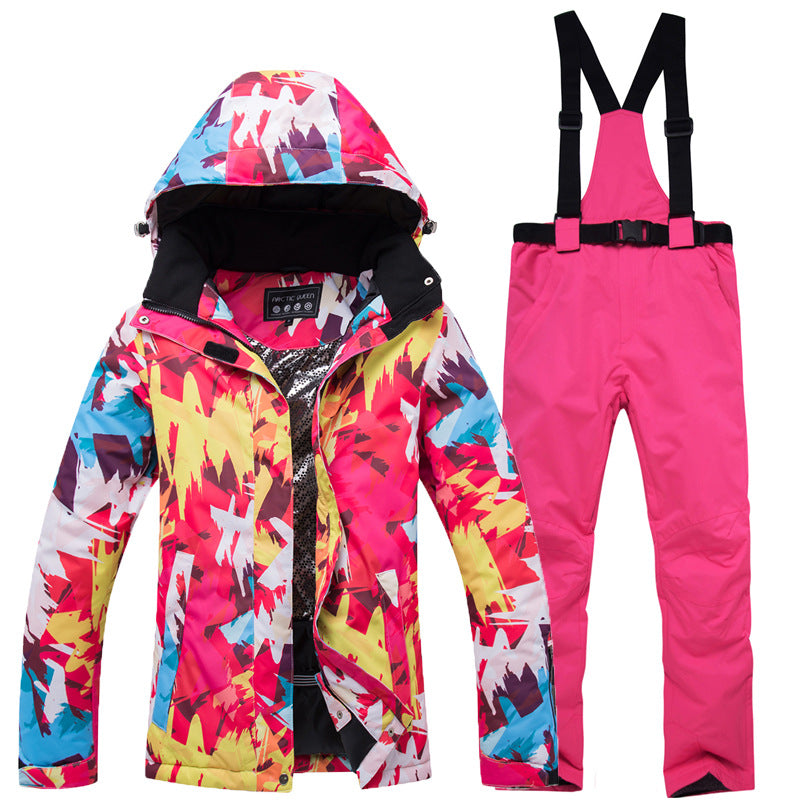 Stay Warm and Protected on the Slopes with Our Windproof Ski Suit