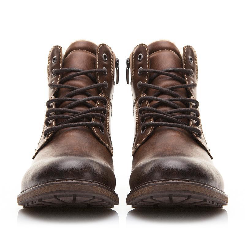 2021 winter men warm shoes martin boots snow boots