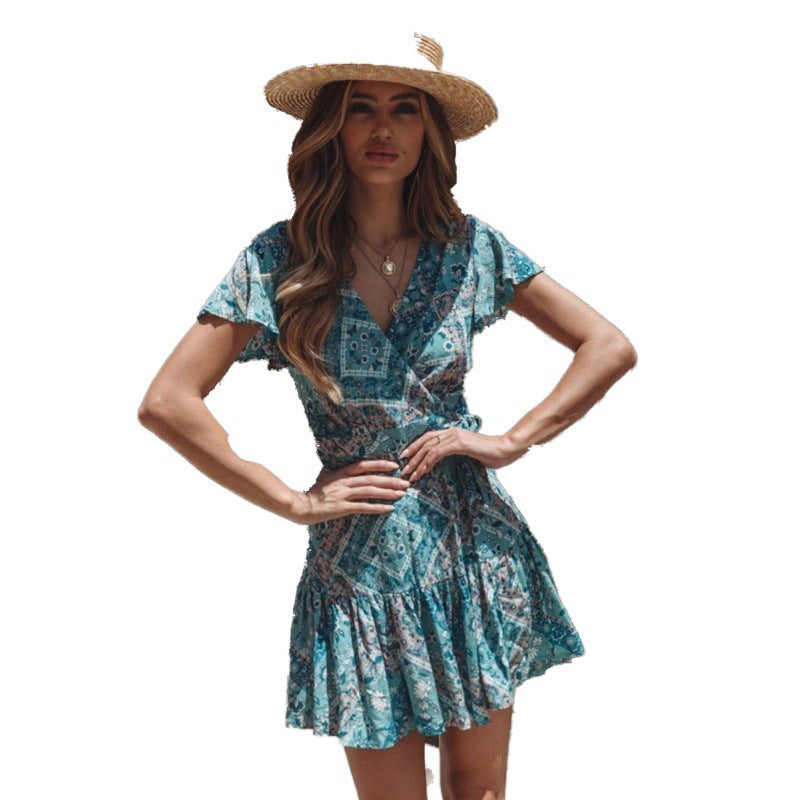 Mia Floral Holiday Beach Dress