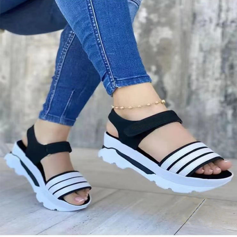 Summer New Wedge Plus Size Beach Roman Sandals