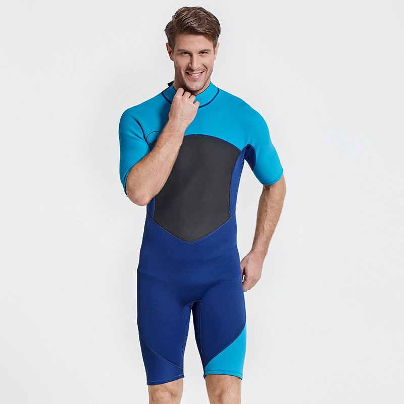 One piece Long-sleeved Snorkeling Suit