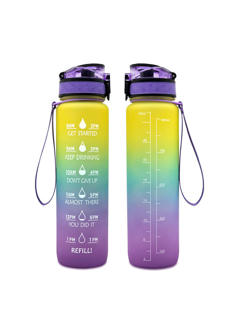  1000ml Water Bottle with Easy-to-Clean Infuser and Cute Kawaii Design