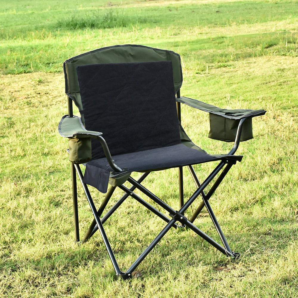 Portable heated seat cushion for chair