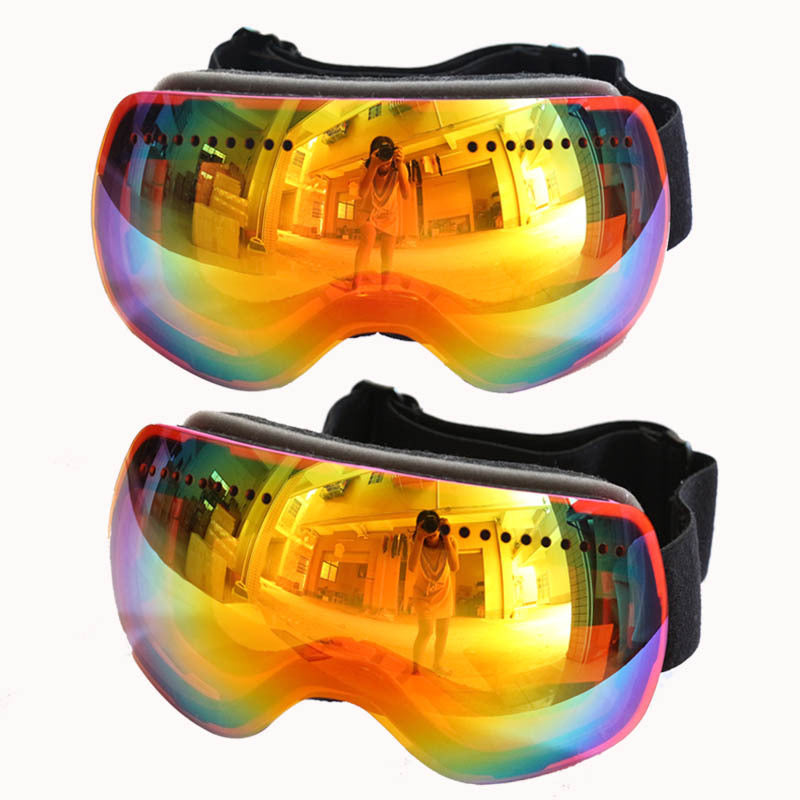 Ski Goggles with interchangeable lenses for men and women