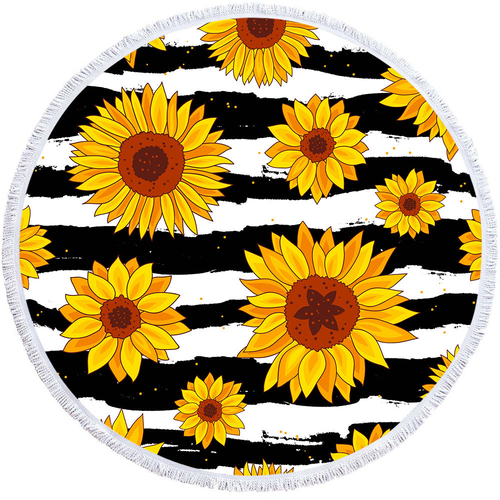 Sunflower Beach Towel -Bright and Bold