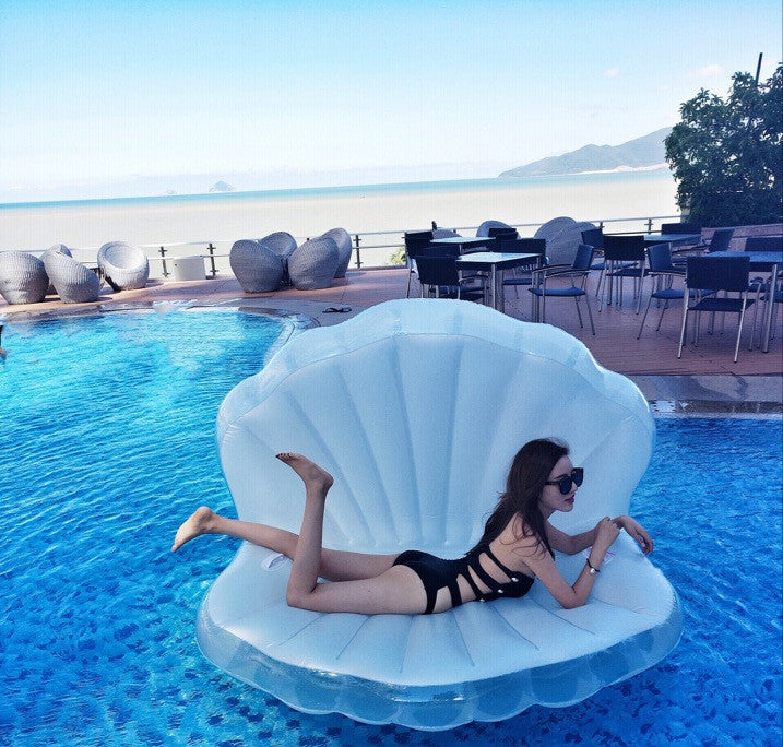 Portable Shell Pearl pool float