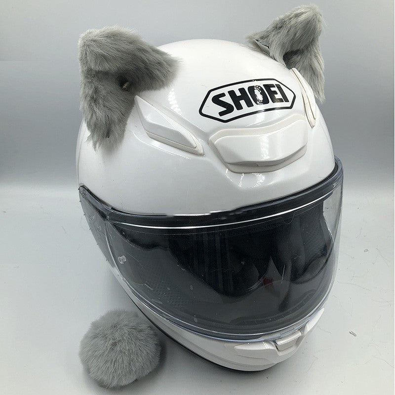 Clip-on Cat Ear Ski Helmet Decor