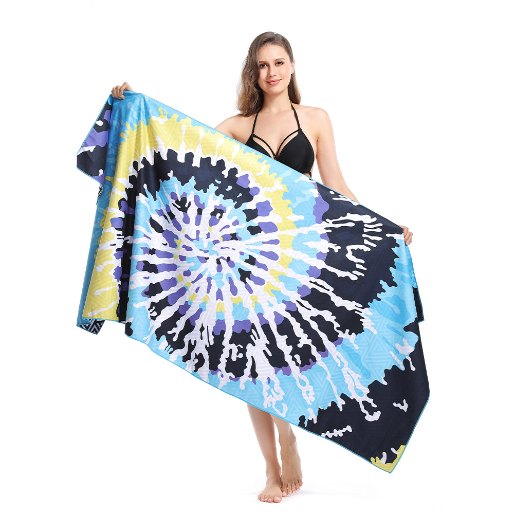 Quick-Drying and Lightweight Printed Beach Towel