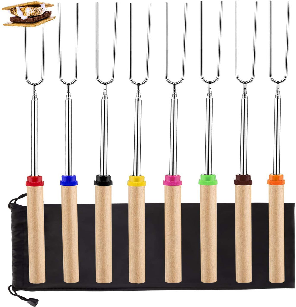 Grill Fork with wooden handle