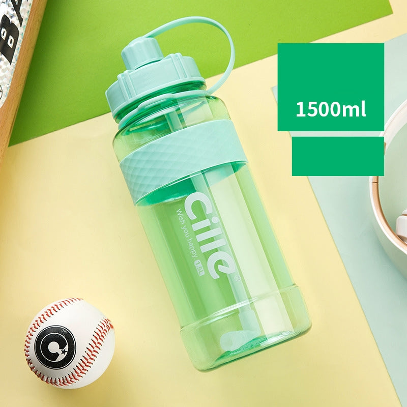 Portable Water Bottle with Straw