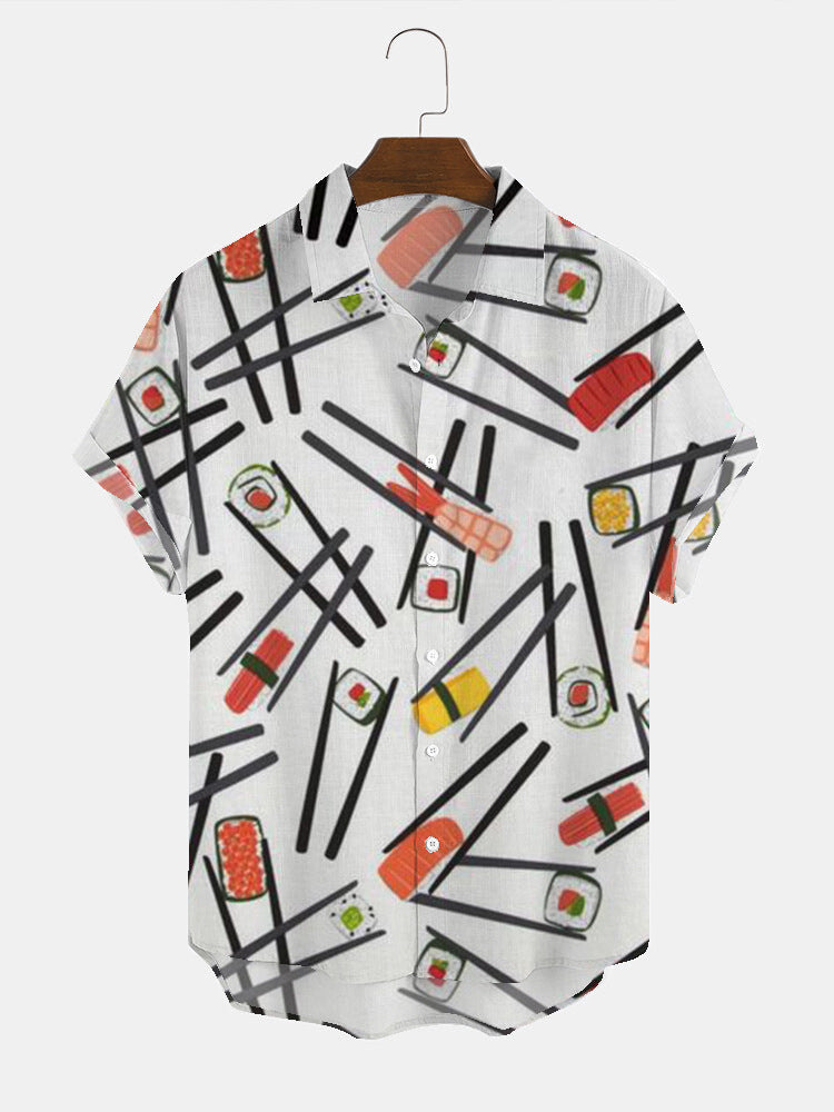 Digital Printed Beach Casual Shirt