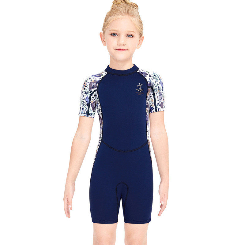 KIds Short Sleeve Surfing Wetsuit