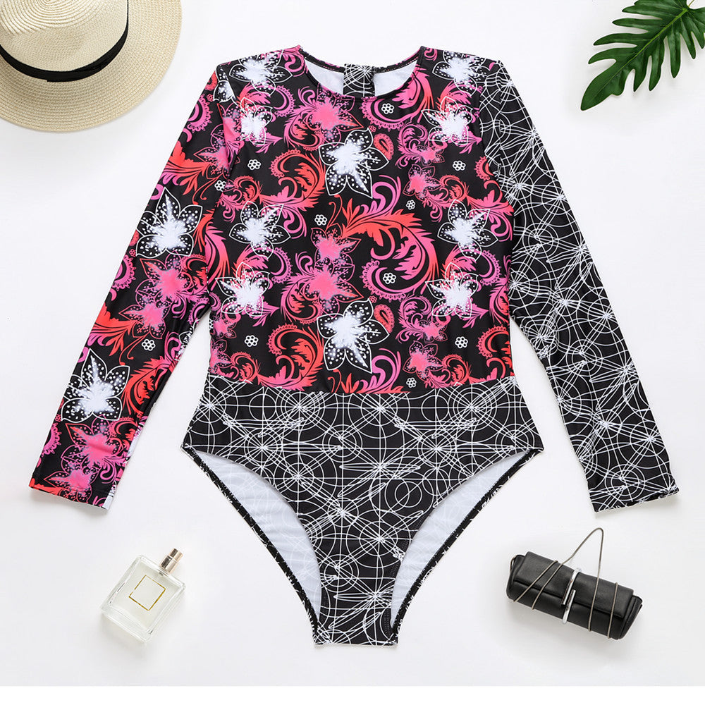 Long-sleeved Swimsuit Sunscreen Surfing Suit