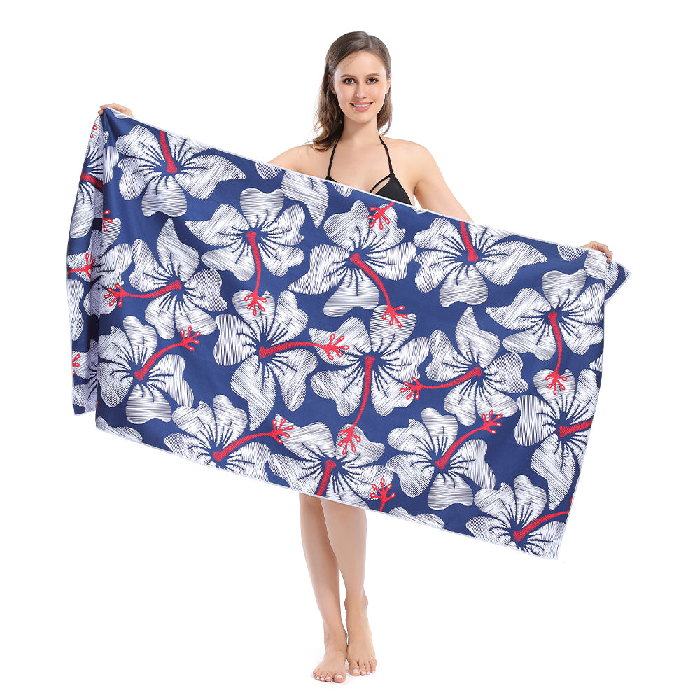 High-Quality Fashionable Beach Towel with Digital Print