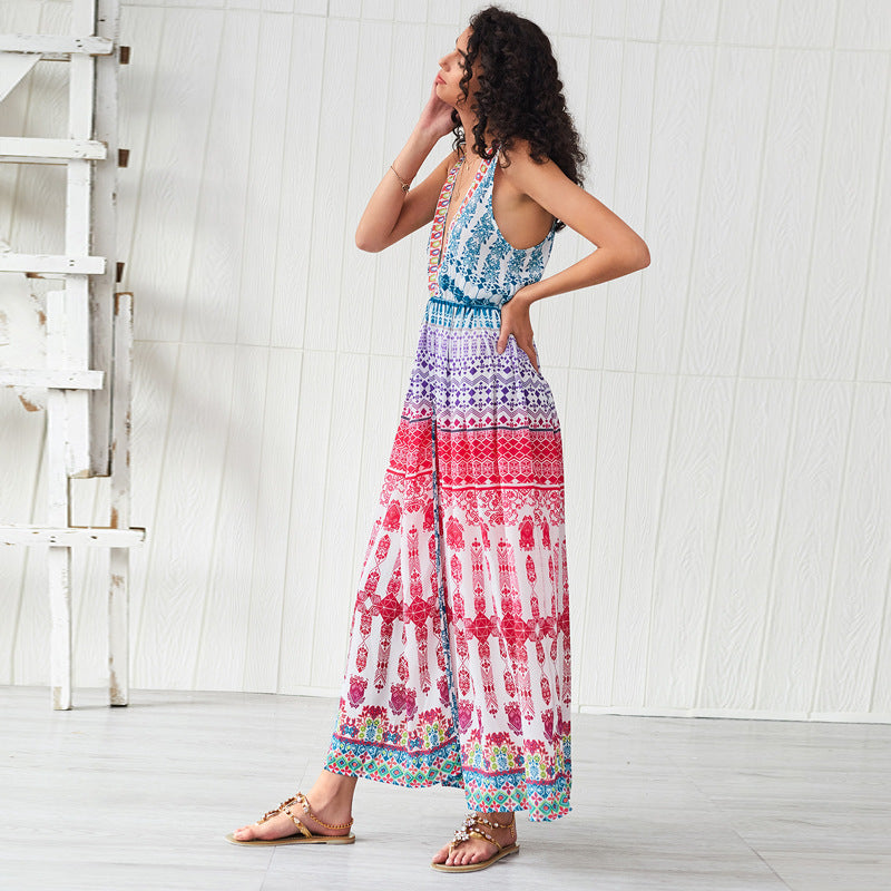 Bohemian Swing Long Beach Dress