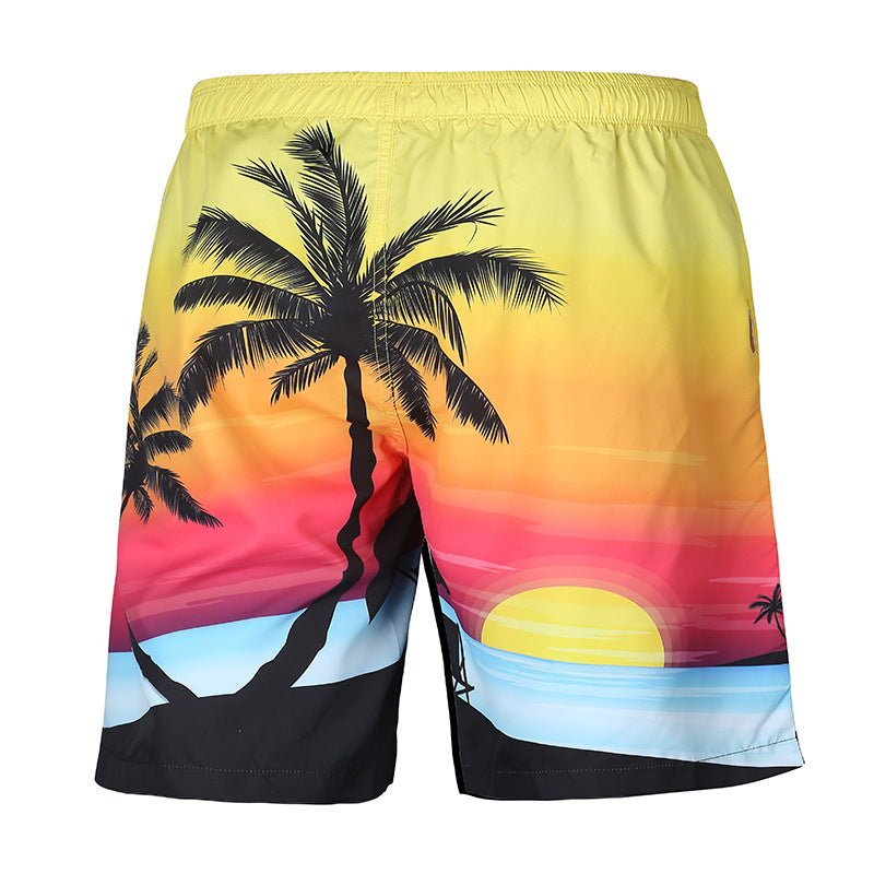 Beach Shorts printed mesh Capris