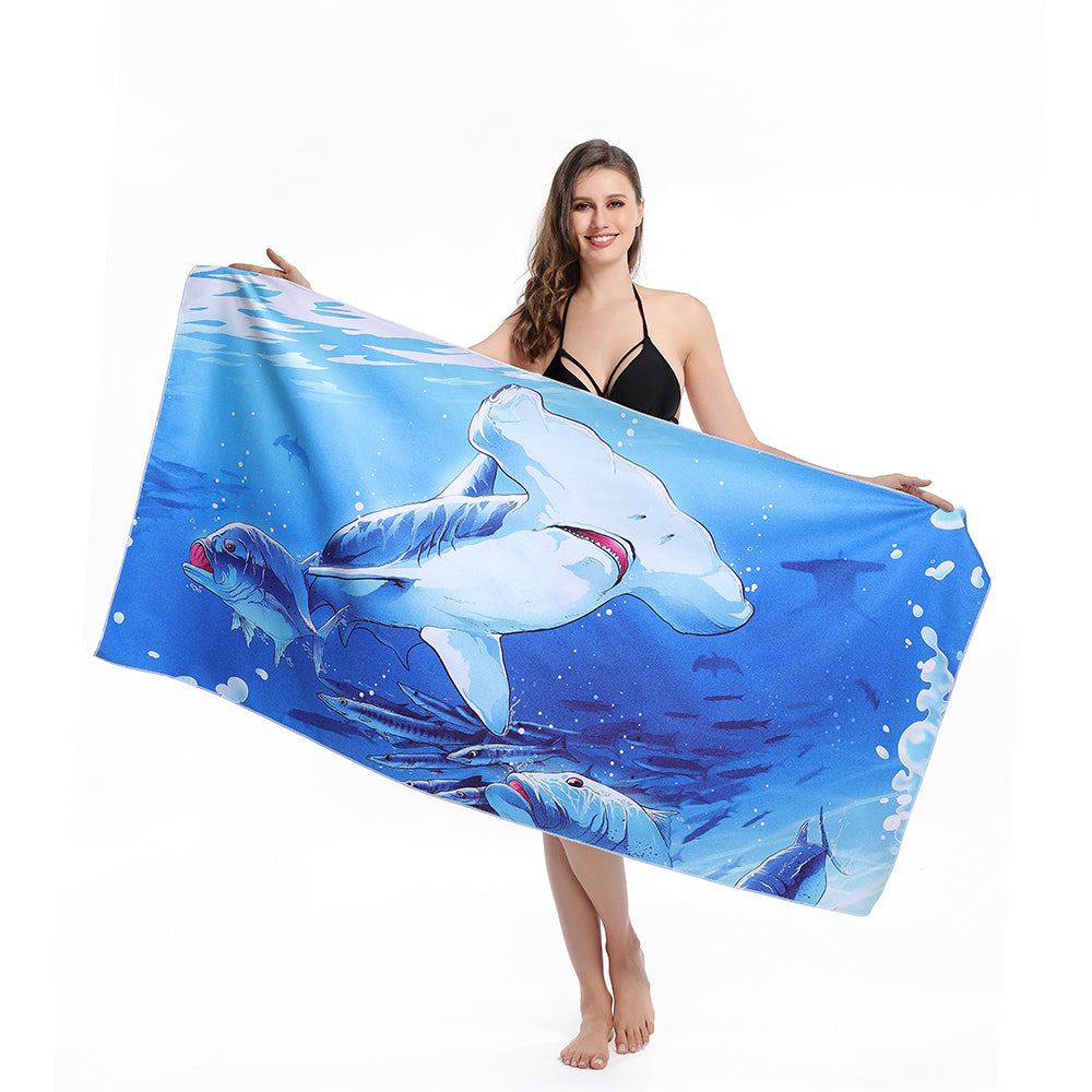 High-Quality Fashionable Beach Towel with Digital Print