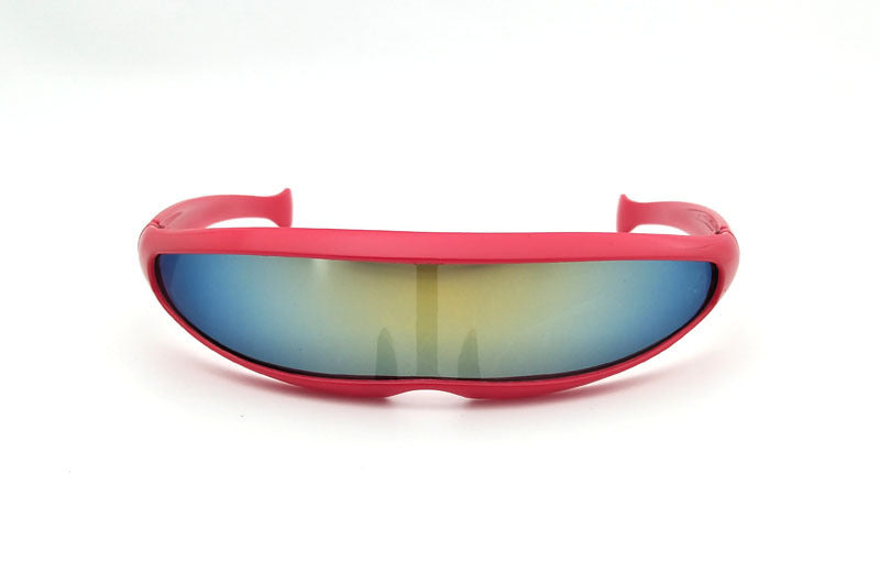 Personality Sunglasses Laser Glasses Men Women Sunglass Robots Silver Lens Sun Glasses Men's Driving Goggles Glasses