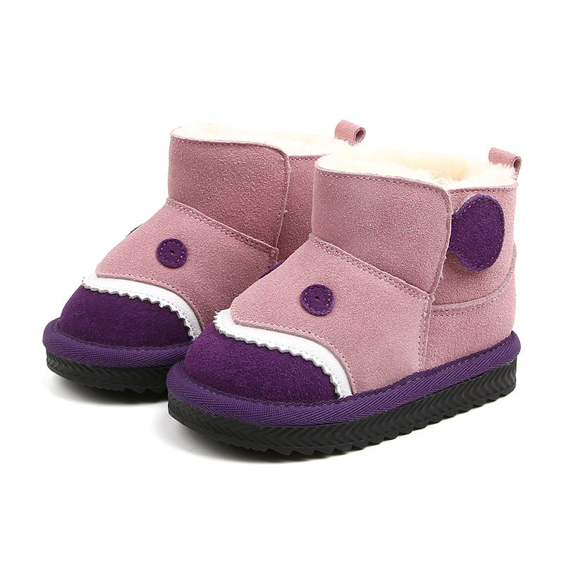 Winter children's snow boots