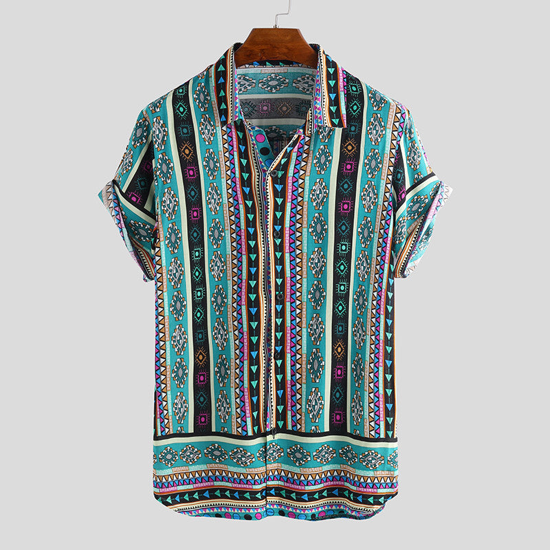 Explosion shirt men's beach shirt