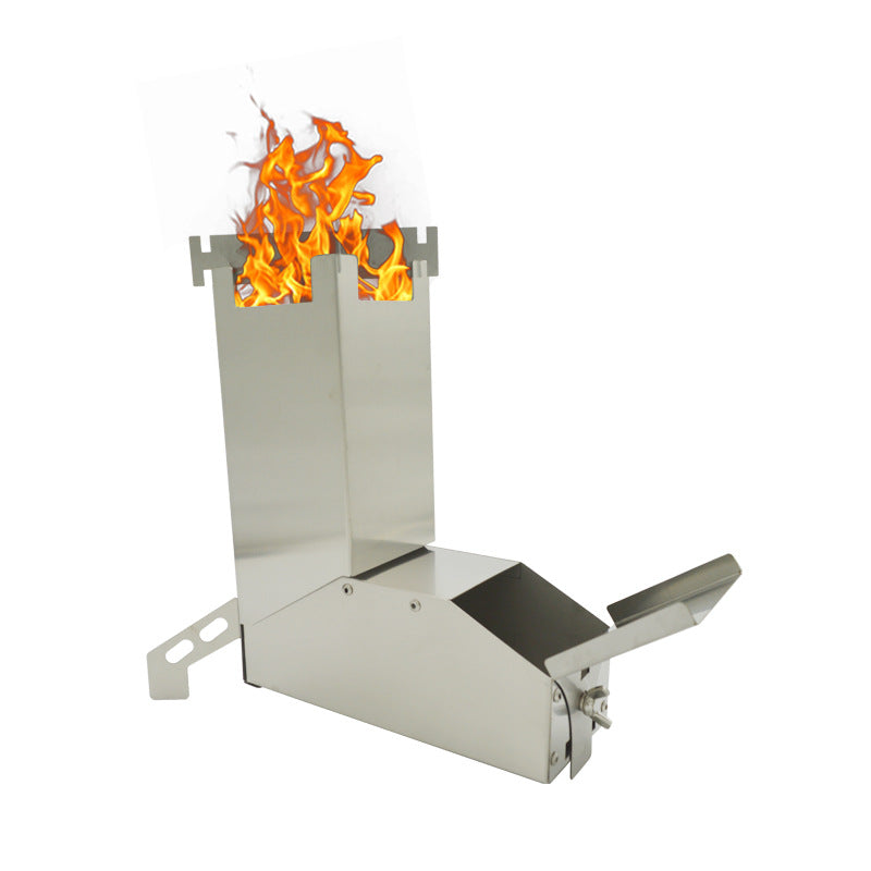 Stainless Steel Wood Stove -Outdoor Cooking