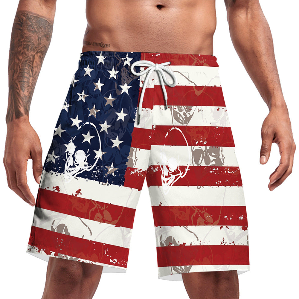 New Summer Men's Five-point Surfing Casual Beach Shorts