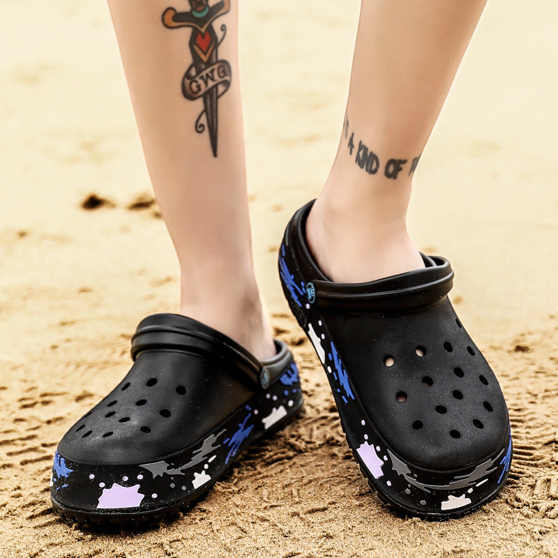 Schoolgirl sandals beach slippers