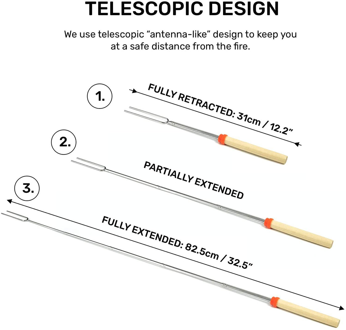 Grill Fork with wooden handle