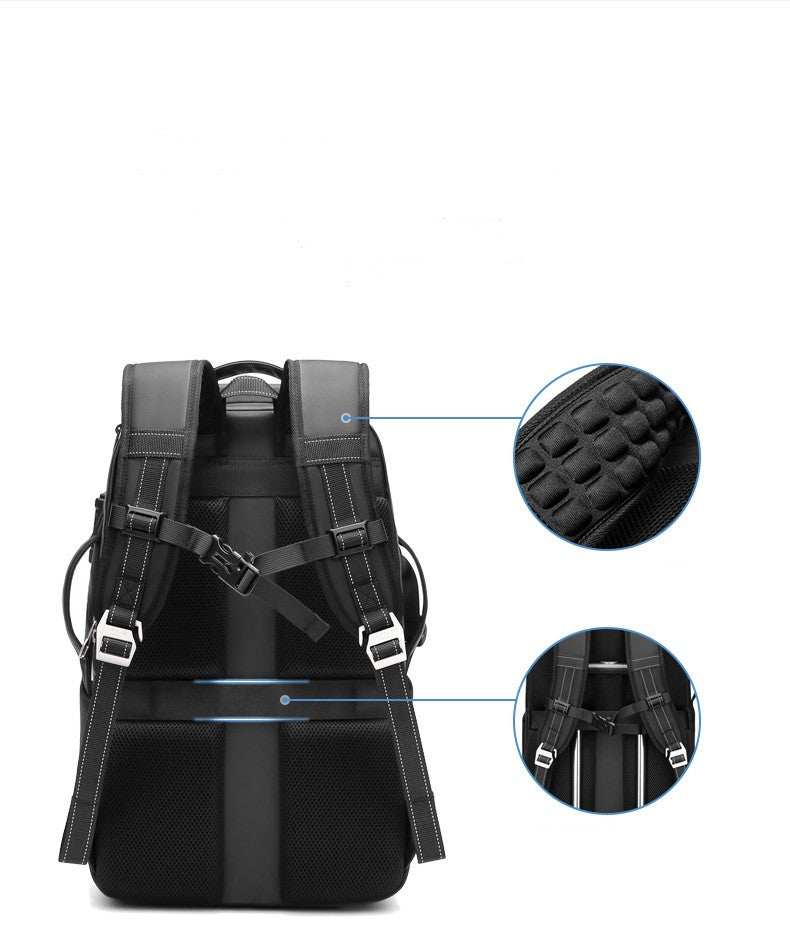 Durable UAV Camera Bag with Adjustable Dividers and Computer Integration