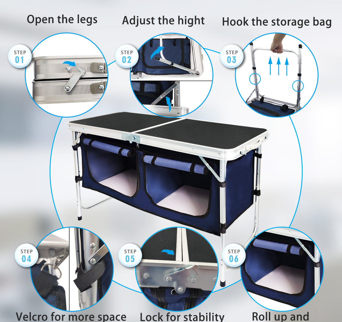  Foldable Camping Table