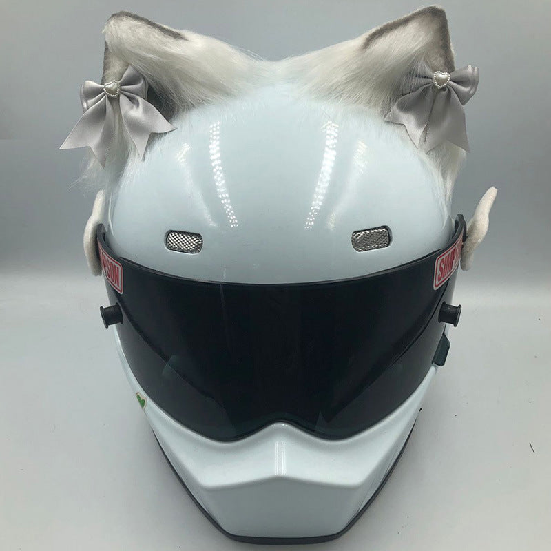 Adorable Ski Helmet Add-Ons with Cat Ears