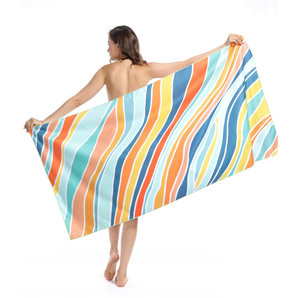 High-Quality Fashionable Beach Towel with Digital Print