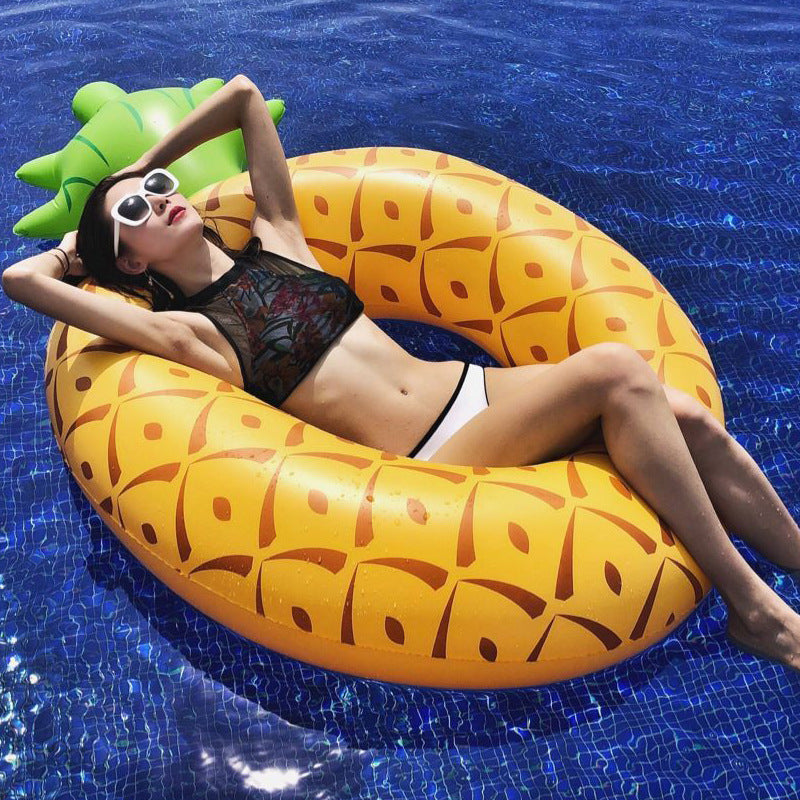 Pineapples shaped swim ring