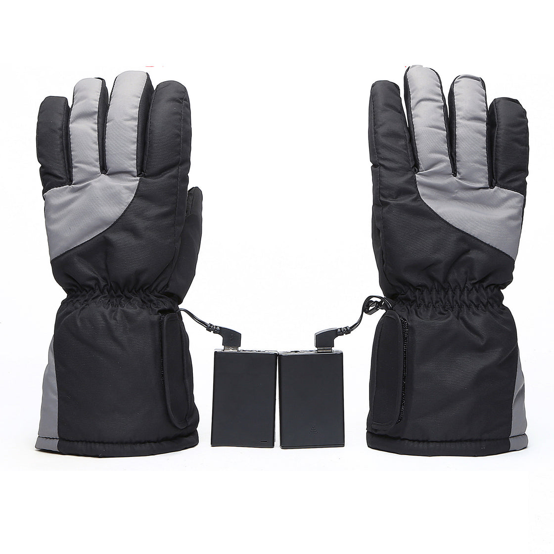 USB Heated Five-Finger Ski Gloves