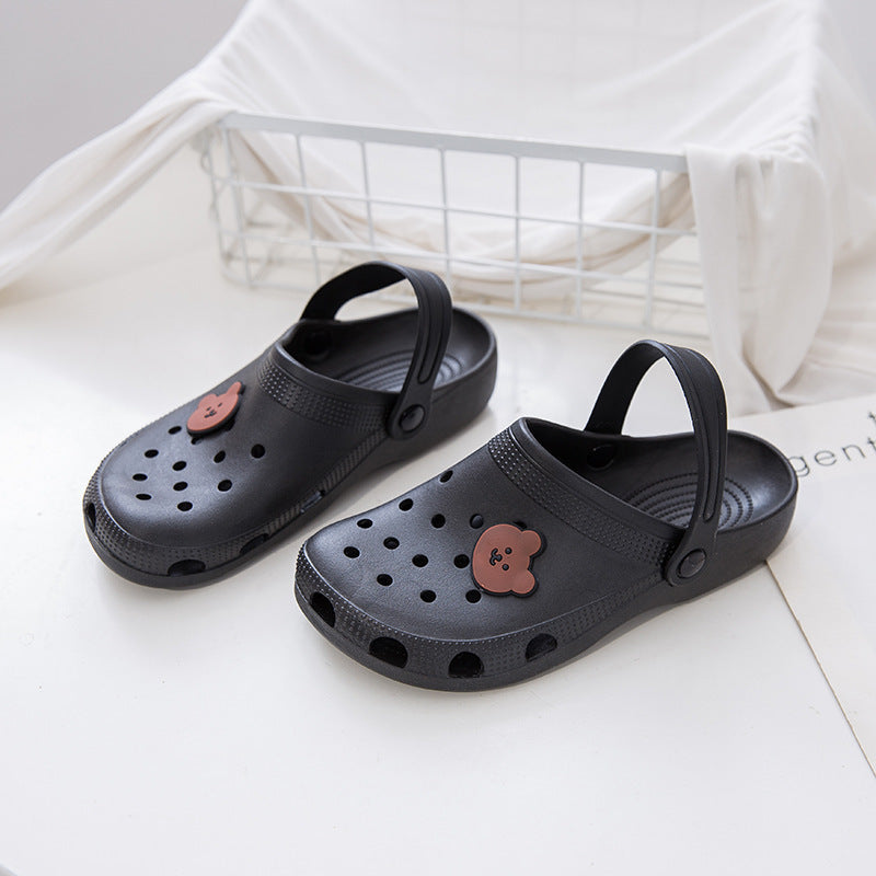 Female Summer Fashion Girl Lovely Beach Sandals Baotou Shoes Outdoor Home Slippers