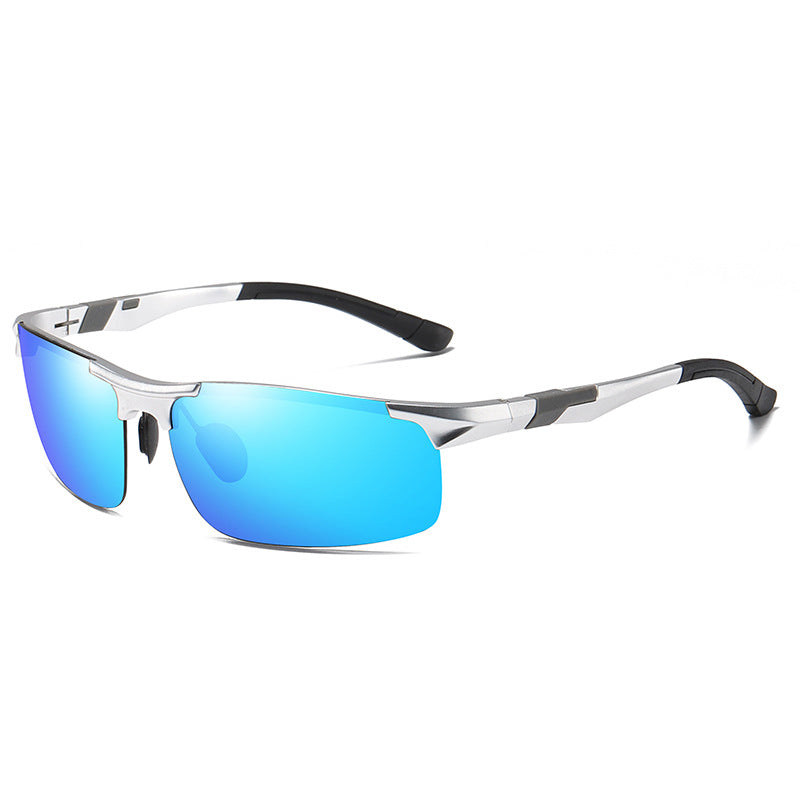 Photochromic half-rim goggles