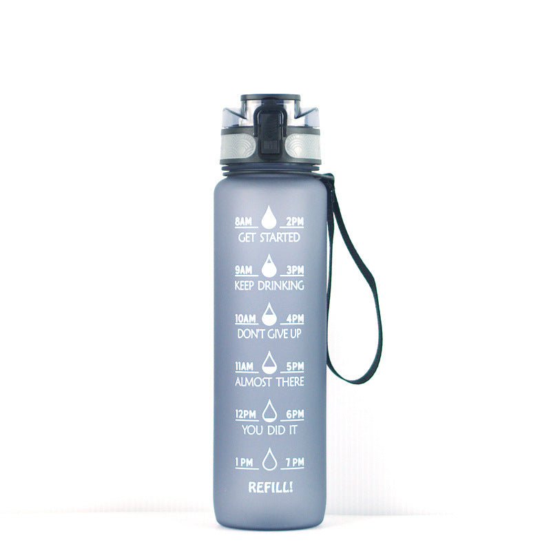 Lightweight 1000ml Water Bottle with Comfortable Handle and Kawaii Design