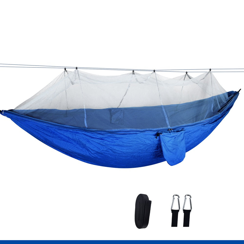 Mosquito-Proof Double Hammock with Densified Mesh