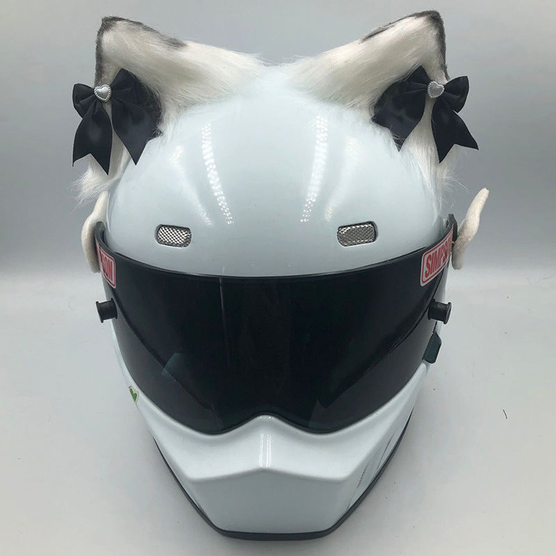 Adorable Ski Helmet Add-Ons with Cat Ears