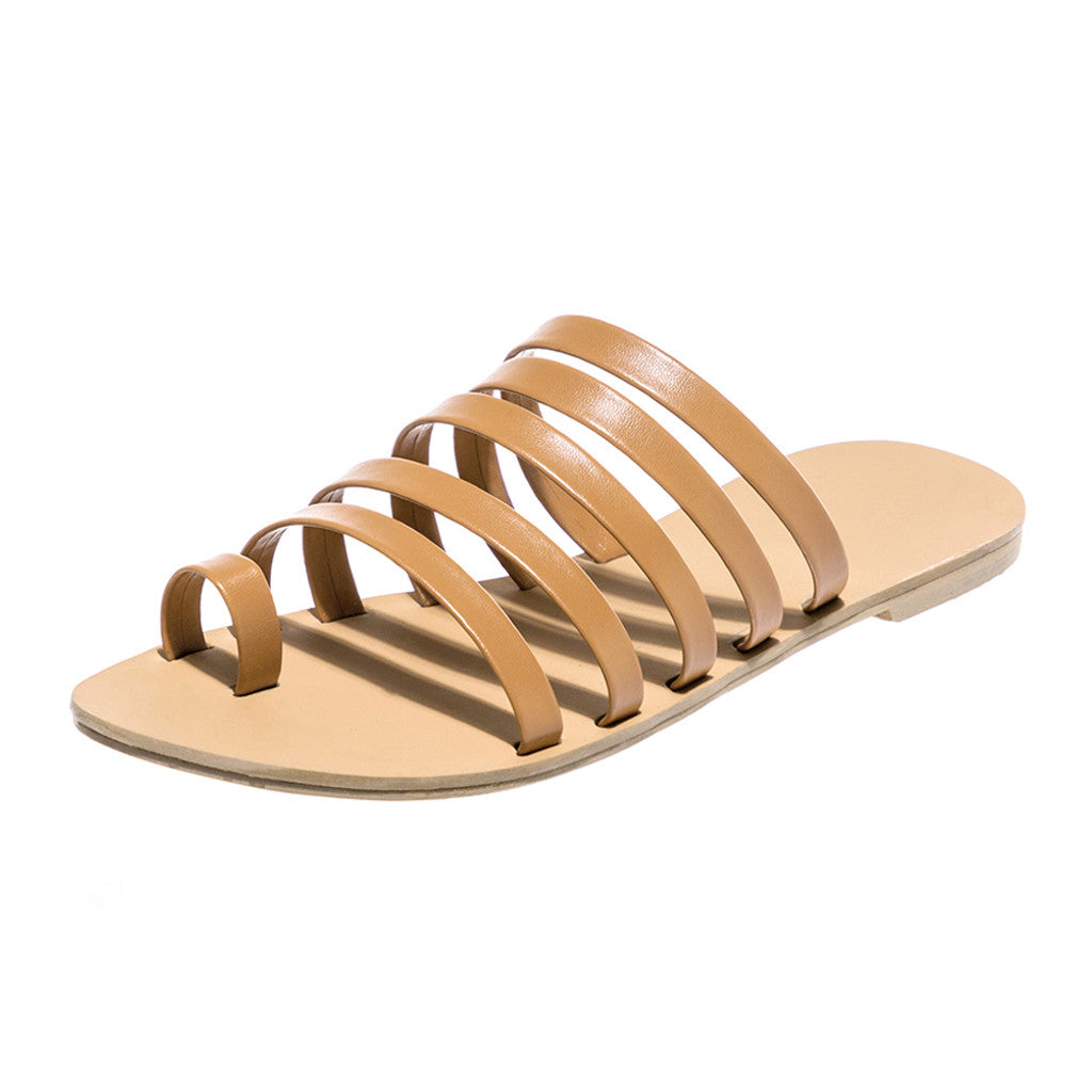 Beach flat sandals