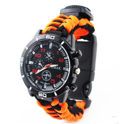 multi-functional outdoor camping watch for survival