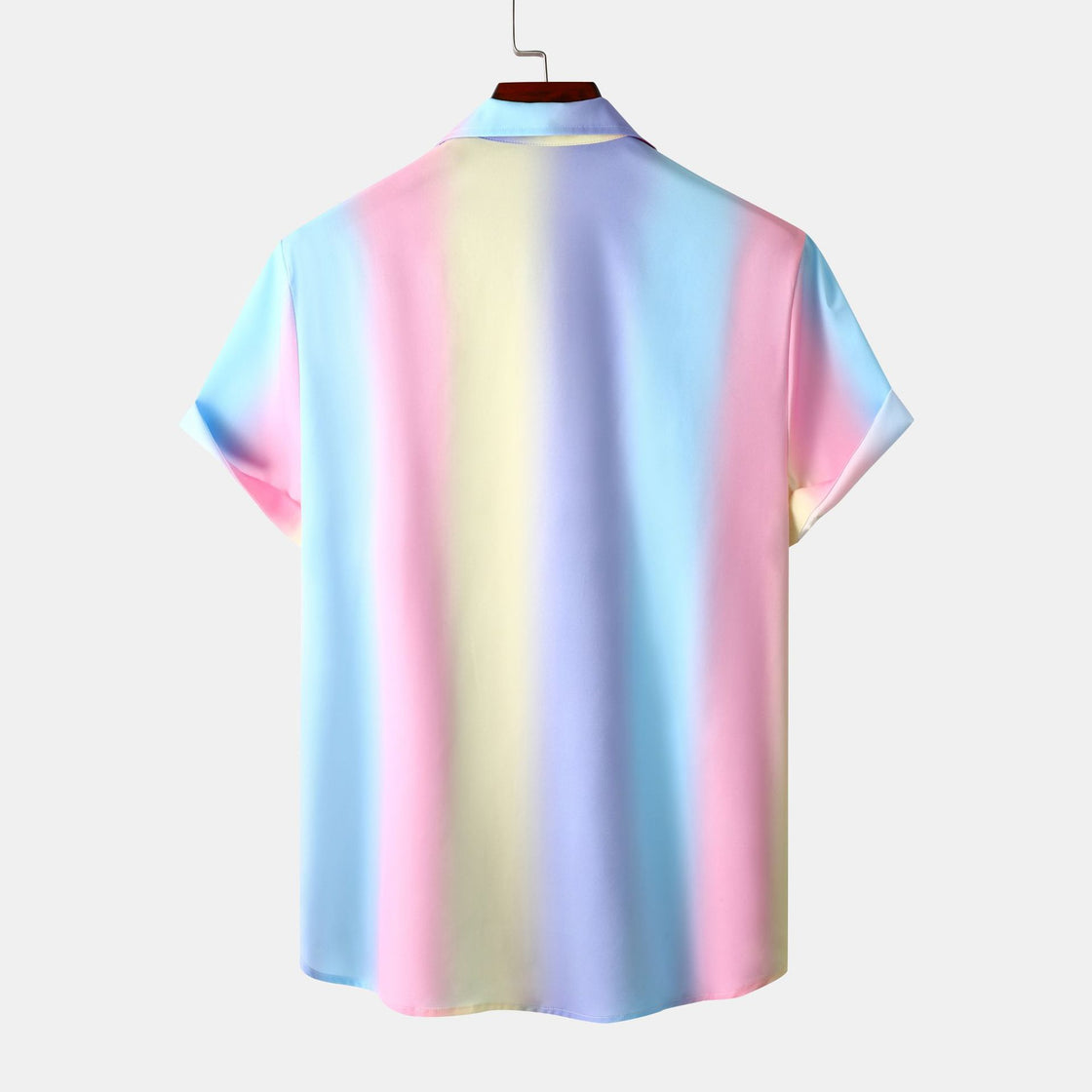 Men's Shirt Beach Casual Gradient Strips